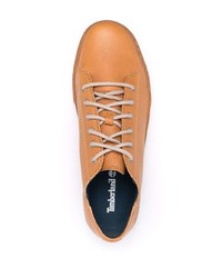 Baskets basses en cuir tabac Timberland