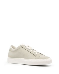 Baskets basses en cuir vert menthe Common Projects