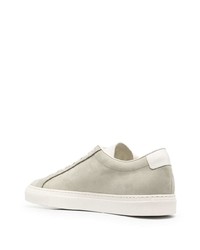 Baskets basses en cuir vert menthe Common Projects