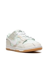 Baskets basses en cuir vert menthe Nike