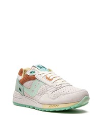 Baskets basses en cuir vert menthe Saucony