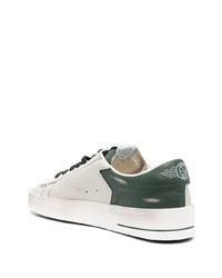 Baskets basses en cuir vert menthe Golden Goose