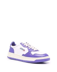 Baskets basses en cuir violet clair AUTRY