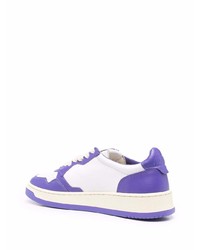 Baskets basses en cuir violet clair AUTRY