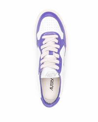 Baskets basses en cuir violet clair AUTRY