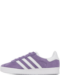 Baskets basses en cuir violet clair adidas Originals