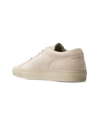 Baskets basses en daim beiges Common Projects