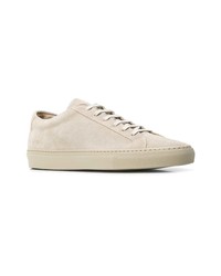 Baskets basses en daim beiges Common Projects