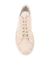 Baskets basses en daim beiges Common Projects