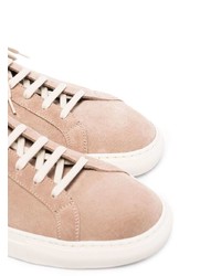 Baskets basses en daim beiges Common Projects