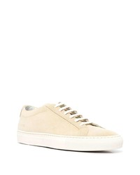 Baskets basses en daim beiges Common Projects