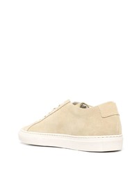 Baskets basses en daim beiges Common Projects