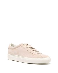 Baskets basses en daim beiges Common Projects