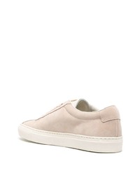 Baskets basses en daim beiges Common Projects