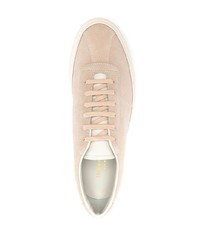 Baskets basses en daim beiges Common Projects