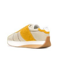 Baskets basses en daim beiges Marni