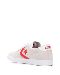 Baskets basses en daim beiges Converse