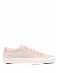 Baskets basses en daim beiges Common Projects