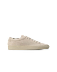 Baskets basses en daim beiges Common Projects