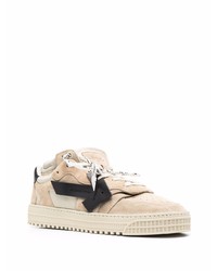 Baskets basses en daim beiges Off-White