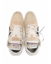 Baskets basses en daim beiges Off-White