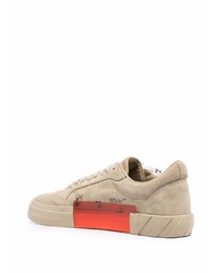 Baskets basses en daim beiges Off-White