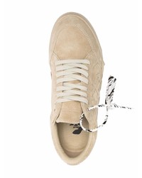 Baskets basses en daim beiges Off-White