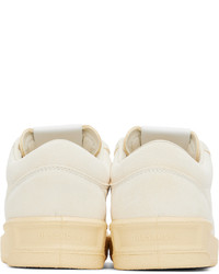 Baskets basses en daim beiges Jil Sander