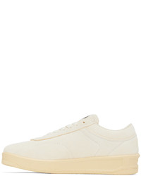 Baskets basses en daim beiges Jil Sander