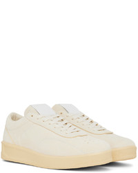 Baskets basses en daim beiges Jil Sander