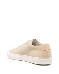 Baskets basses en daim beiges Common Projects