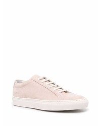 Baskets basses en daim beiges Common Projects