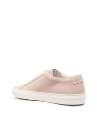 Baskets basses en daim beiges Common Projects