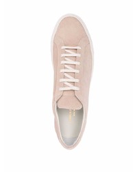 Baskets basses en daim beiges Common Projects