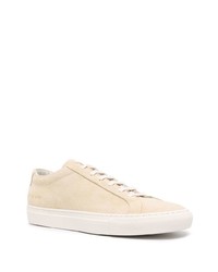 Baskets basses en daim beiges Common Projects