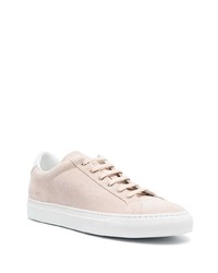 Baskets basses en daim beiges Common Projects