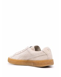 Baskets basses en daim beiges Puma