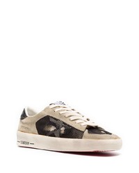 Baskets basses en daim beiges Golden Goose