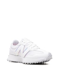 Baskets basses en daim blanches New Balance