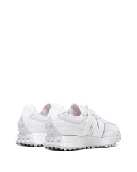 Baskets basses en daim blanches New Balance