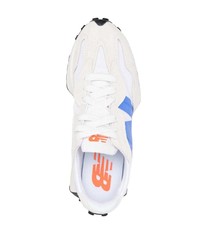 Baskets basses en daim blanches New Balance