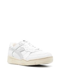 Baskets basses en daim blanches Diadora