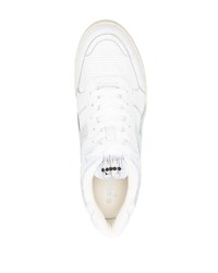 Baskets basses en daim blanches Diadora