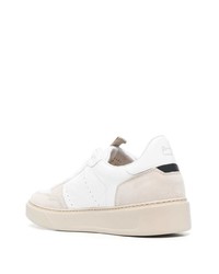 Baskets basses en daim blanches Woolrich