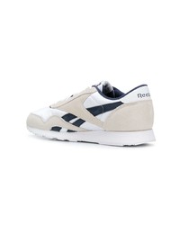 Baskets basses en daim blanches Reebok