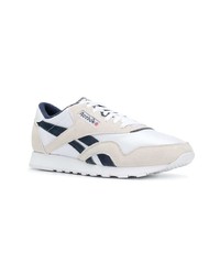 Baskets basses en daim blanches Reebok