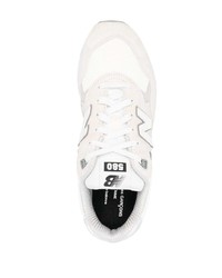 Baskets basses en daim blanches Comme des Garcons Homme