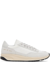 Baskets basses en daim blanches Common Projects