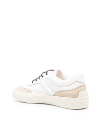 Baskets basses en daim blanches Tod's