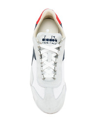 Baskets basses en daim blanches Diadora